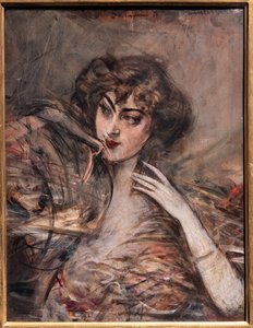 Önden Portre by Giovanni Boldini