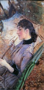 İtalya, Floransa, Alaide Banti Profili by Giovanni Boldini