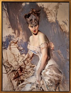 Oyuncu Alice Regnault'un portresi by Giovanni Boldini