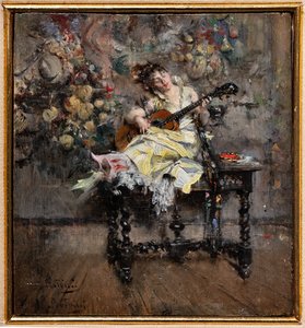 gitarist by Giovanni Boldini