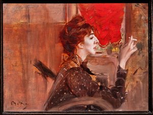 Kırmızı Perde by Giovanni Boldini