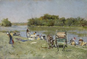 Çamaşırcı Kadınlar, 1874 by Giovanni Boldini