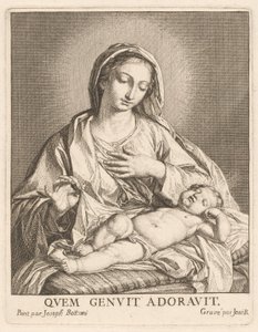 Bakire ve Uyuyan Çocuk by Giovanni Bottani, after Giuseppe Bottani