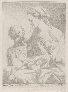 Bakire ve Çocuk, 1776. by Giovanni David