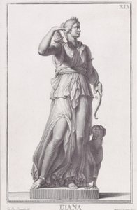 Diana Heykeli, 1734.