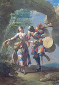 Savaştan Dönen Bir Harlequin, c.1742