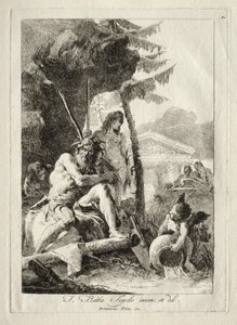 Nehir Figürleri by Giovanni Domenico Tiepolo