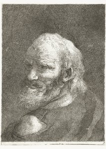 Çıplak omuzlu adam Kafaların toplanması (dizi başlığı) Raccolta di Teste (dizi adı) by Giovanni Domenico Tiepolo