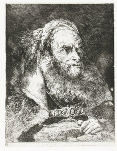 Açık kitap olan adam Kafaların toplanması (dizi başlığı) Raccolta di Teste (dizi adı) by Giovanni Domenico Tiepolo