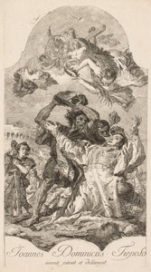 Aziz Stephen Şehitliği. by Giovanni Domenico Tiepolo