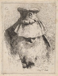 Büyük Şapkalı Yaşlı Adam, Raccolta di Teste'den (Kafa Koleksiyonu) by Giovanni Domenico Tiepolo