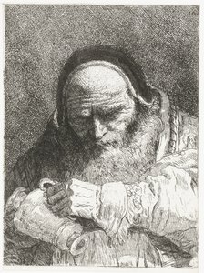 sürahi ile Papa Kafaların toplanması (dizi başlığı) Raccolta di Teste (dizi adı) by Giovanni Domenico Tiepolo