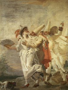 Aşık Pulcinella, 1793 dolayları by Giovanni Domenico Tiepolo