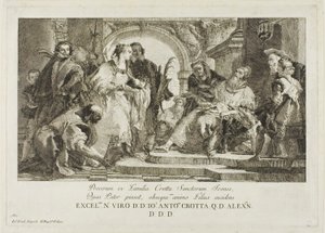 Crotta Ailesinin Koruyucu Azizleri by Giovanni Domenico Tiepolo