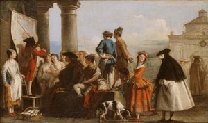 Hikaye Anlatıcısı by Giovanni Domenico Tiepolo