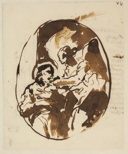 Bir azizin cemaati by Giovanni Domenico Tiepolo