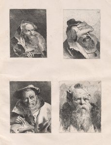 Kafaların toplanması (Kısım I ve II) by Giovanni Domenico Tiepolo, after Giovanni Battista Tiepolo