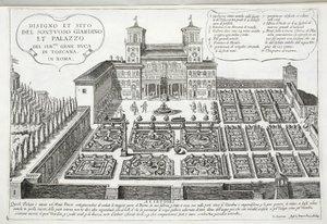 Bahçeler ve Toskana Büyük Dükü Sarayı, Roma by Giovanni Domenico de