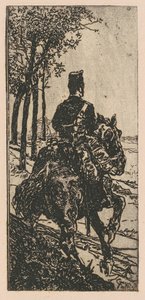 Atlı Topçu Asker by Giovanni Fattori