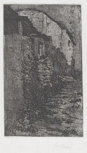 Roma yakınlarındaki Bauco [Roma yakınlarındaki Bauco] by Giovanni Fattori