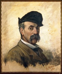 İtalya, Floransa, 59 Yaşında Otoportre by Giovanni Fattori