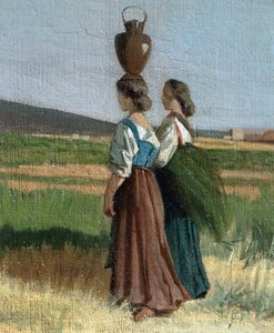 Livorno Su Taşıyıcı by Giovanni Fattori