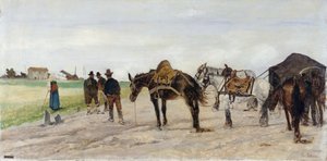 Roma kırsalı by Giovanni Fattori