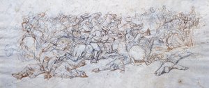 Uhlans Ücreti by Giovanni Fattori