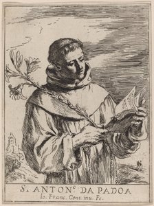 Padua Aziz Anthony by Giovanni Francesco Barbieri, called Guercino
