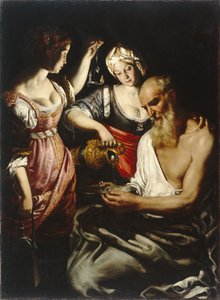 Lût ve Kızları by Giovanni Francesco Guerrieri