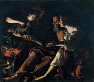 Lût ve Kızları, 1617. by Giovanni Francesco Guerrieri