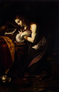 Tövbekar Mary Magdalene, 1625-1630. by Giovanni Francesco Guerrieri