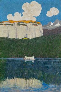 Flims Panoraması. Üç Parçalı, sağ panel, 1904.