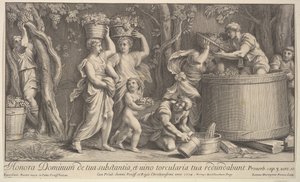 Vintage sahne, 1704. by Giovanni Girolamo Frezza