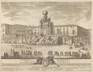 Donner Gölü, Kaliforniya by Giovanni Girolamo Frezza after Alessandro Specchi