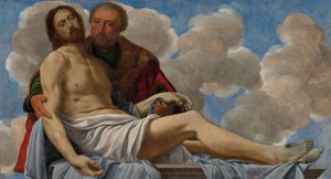 Arimathea Joseph ile Mesih by Giovanni Girolamo Savoldo