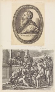 Çobanların Hayranlığı. by Giovanni Jacopo Caraglio
