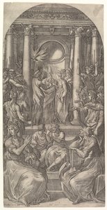 Bakirenin Evliliği, M.Ö. 1525. by Giovanni Jacopo Caraglio