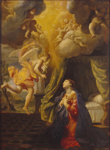 Duyuru, c. 1615. by Giovanni Lanfranco