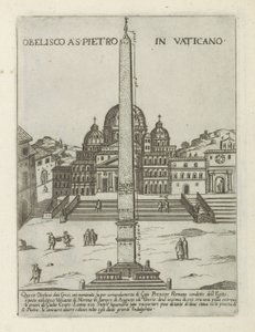 Vatikan Dikilitaşı Obelisco a S. Pietro Vaticano