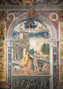 Fresk Giovanni Maria Falconetto (1468-1535), Zodyak Salonu, Palazzo D
