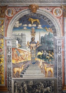 Fresk Giovanni Maria Falconetto (1468-1535), Zodyak Salonu, Palazzo D