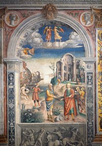Fresk Giovanni Maria Falconetto (1468-1535), Zodyak Salonu, Palazzo D