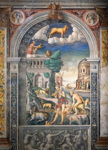 Fresk Giovanni Maria Falconetto (1468-1535), Zodyak Salonu, Palazzo D
