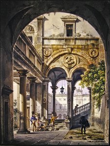 Mimari Capriccio by Giovanni Migliara