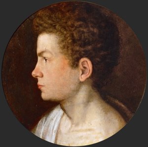 Maniyerizm: Lomazzo par Otoportre, Giovanni Paolo (1538-1600), c. 1560. Ahşap üzerine yağlı boya, D 39. Sanat Tarihi Müzesi, Viyana by Giovanni Paolo Lomazzo