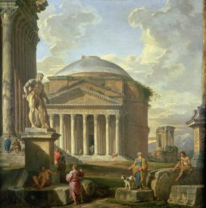 Pantheon, Farnese Herkül ve diğer Roma Harabeleri