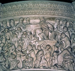 Minber detayı, 1302-10 mermer