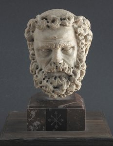 Sakallı Bir Adamın Başı by Giovanni Pisano
