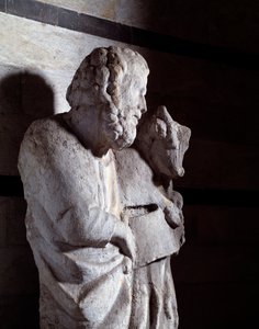 Evangelist Luke (Mermer Heykel, c.1306) by Giovanni Pisano
